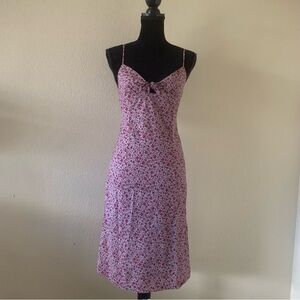 Vintage Yag Couture Burgundy Floral Dress